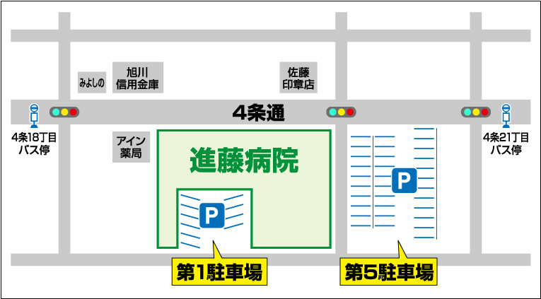 進藤病院 駐車場